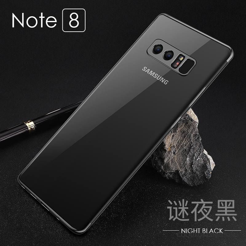 Samsung Galaxy Note 8 Fluide Doux Étoile Incassable Transparent Tendance Étui Coque De Téléphone