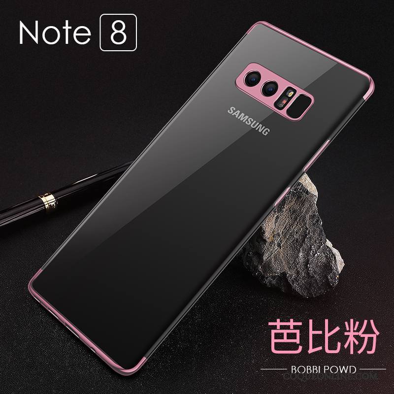 Samsung Galaxy Note 8 Fluide Doux Étoile Incassable Transparent Tendance Étui Coque De Téléphone