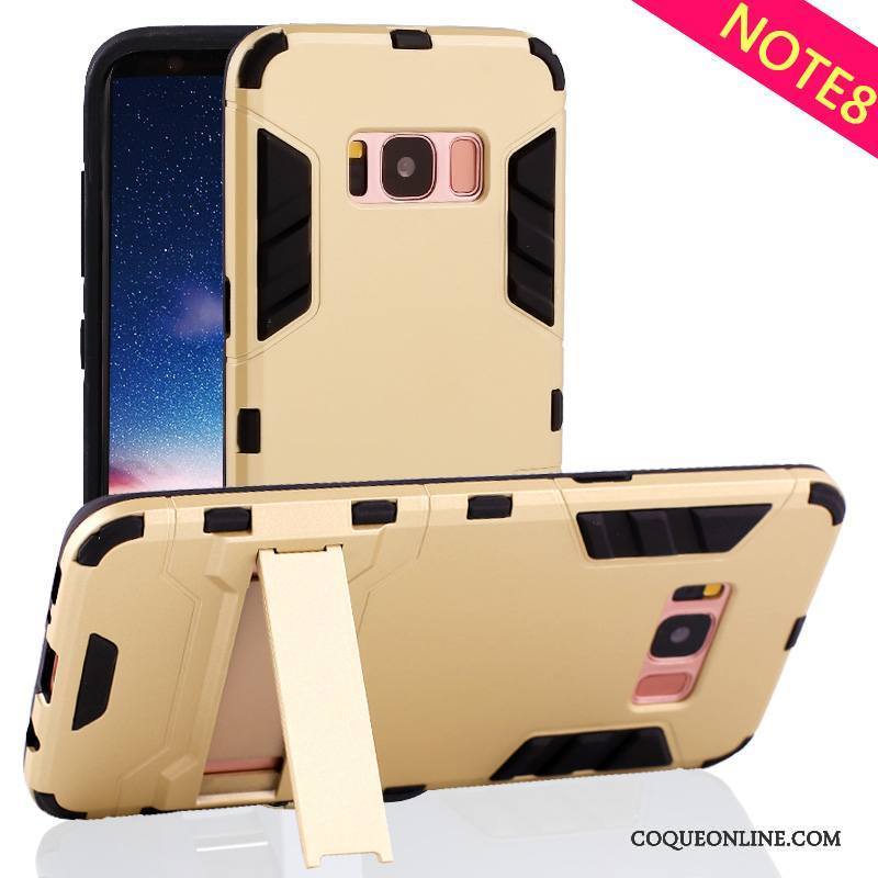 Samsung Galaxy Note 8 Gris Protection Étui Étoile Téléphone Portable Coque Incassable
