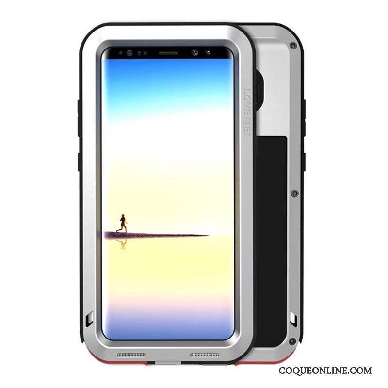 Samsung Galaxy Note 8 Jaune Border Étoile Coque Trois Défenses Incassable Tout Compris