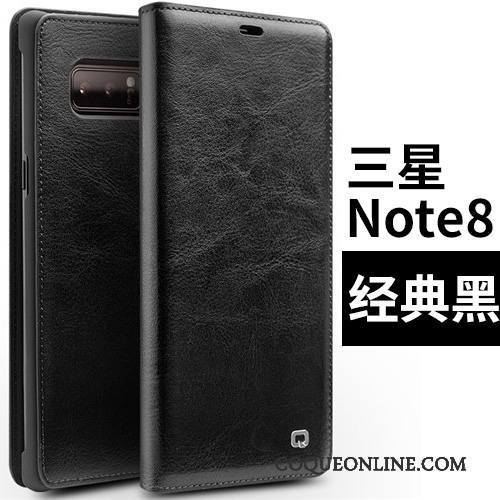 Samsung Galaxy Note 8 Marron Protection Étoile Coque De Téléphone Étui En Cuir Téléphone Portable Housse