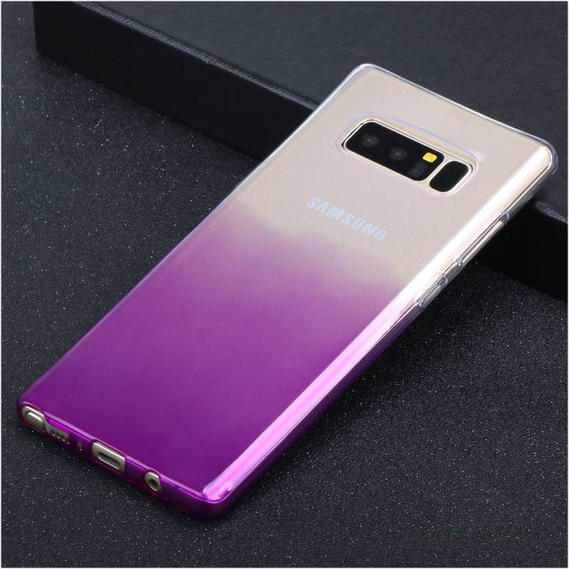 Samsung Galaxy Note 8 Personnalité Coque De Téléphone Fluide Doux Étoile Légère Silicone Créatif