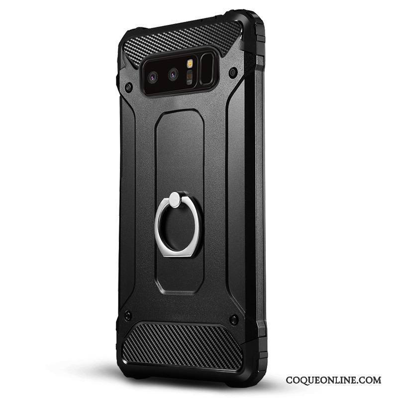 Samsung Galaxy Note 8 Personnalité Étoile Délavé En Daim Incassable Protection Coque Tout Compris