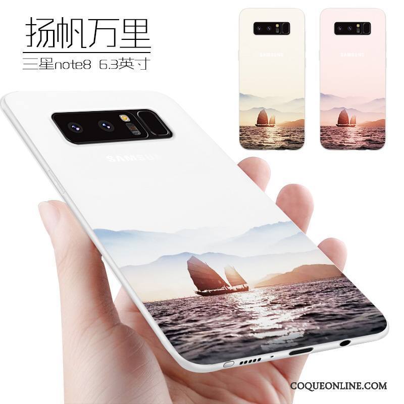 Samsung Galaxy Note 8 Personnalité Étui Coque De Téléphone Incassable Marque De Tendance Fluide Doux Créatif
