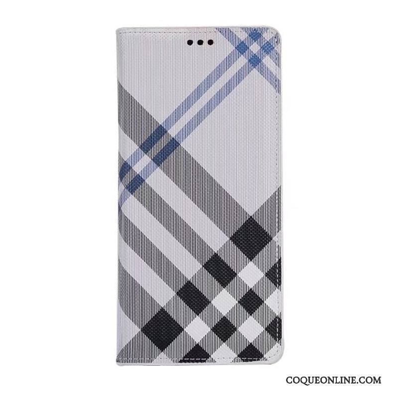 Samsung Galaxy Note 8 Protection Étoile Automatique Coque Étui Blanc Étui En Cuir