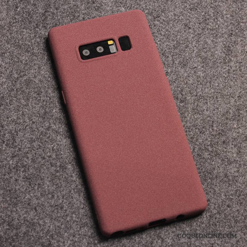 Samsung Galaxy Note 8 Protection Étui Tout Compris Coque Étoile Rouge De Téléphone