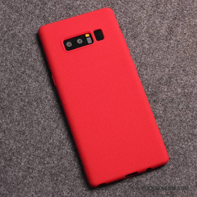 Samsung Galaxy Note 8 Protection Étui Tout Compris Coque Étoile Rouge De Téléphone