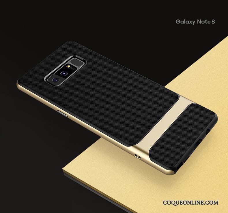 Samsung Galaxy Note 8 Tendance Gris Étoile Ornements Suspendus Coque Incassable Silicone