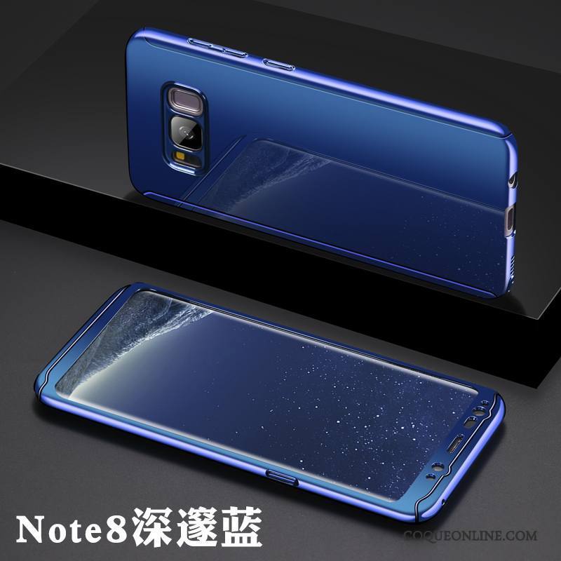 Samsung Galaxy Note 8 Tendance Or Rose Étui Étoile Légère Tout Compris Coque De Téléphone