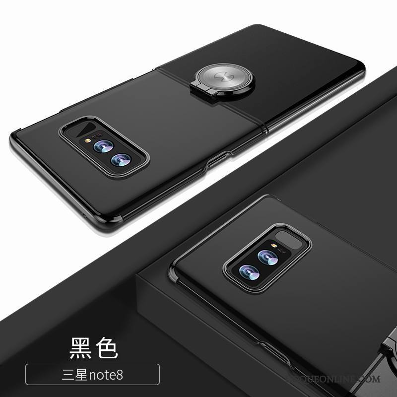 Samsung Galaxy Note 8 Tout Compris Support Boucle Coque De Téléphone Transparent Étoile Délavé En Daim