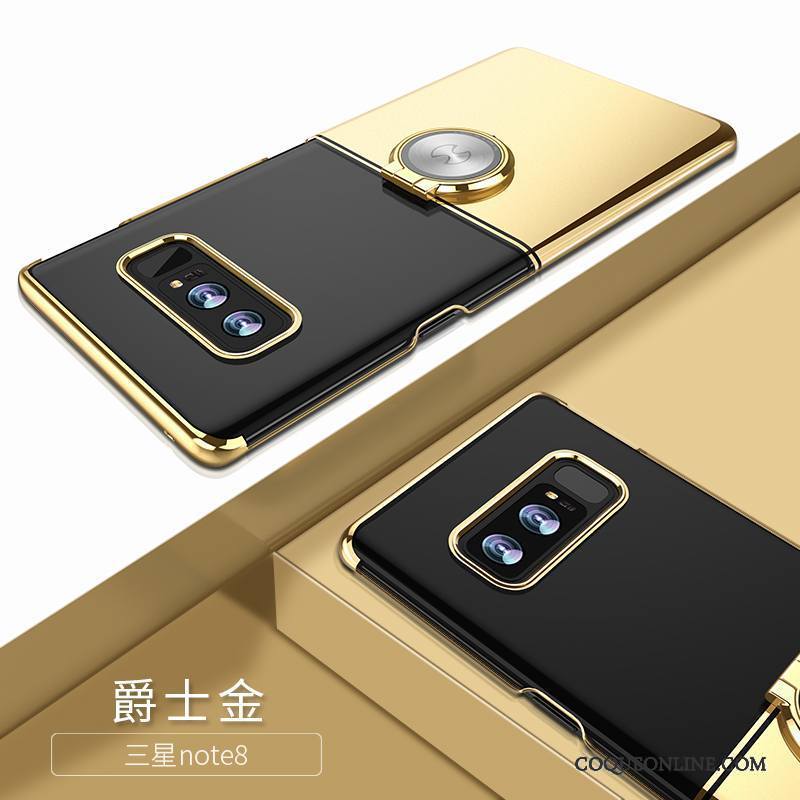 Samsung Galaxy Note 8 Tout Compris Support Boucle Coque De Téléphone Transparent Étoile Délavé En Daim