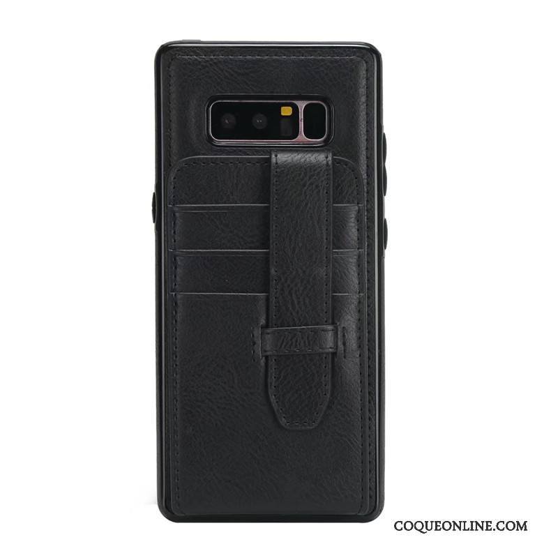 Samsung Galaxy Note 8 Téléphone Portable Ornements Suspendus Marron Coque Incassable Étoile Protection