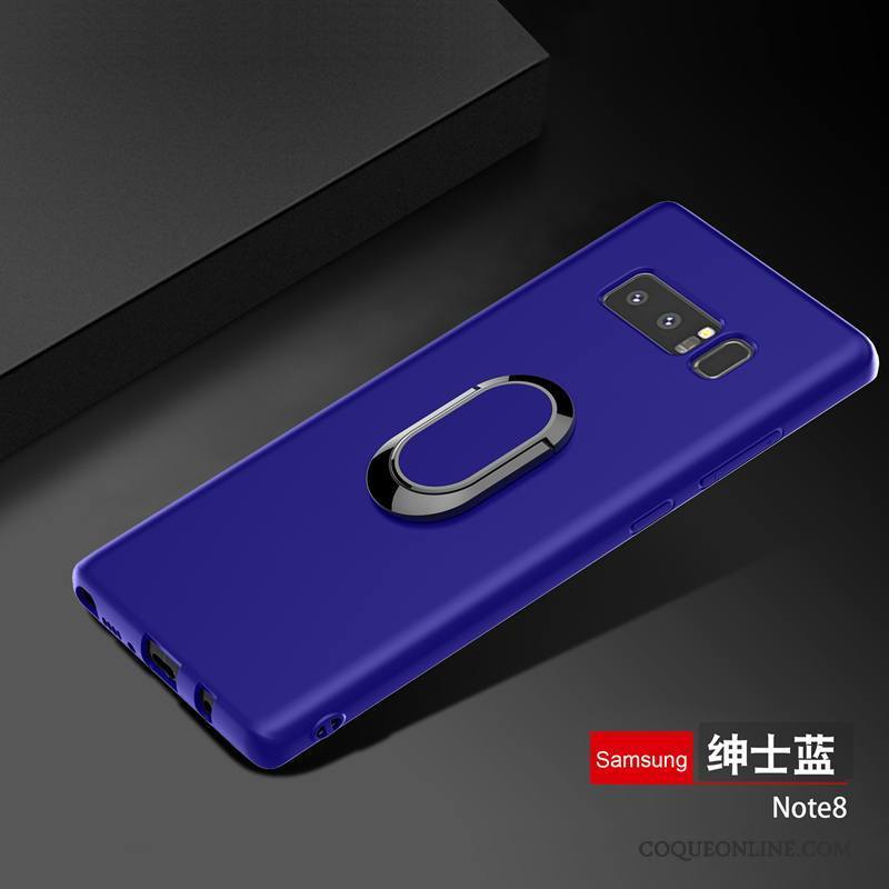 Samsung Galaxy Note 8 Étoile Coque Tendance Fluide Doux Rouge Support Étui