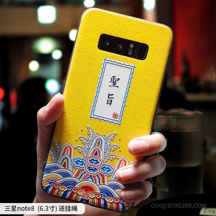 Samsung Galaxy Note 8 Étoile Créatif Incassable Marque De Tendance Tout Compris Ornements Suspendus Coque De Téléphone