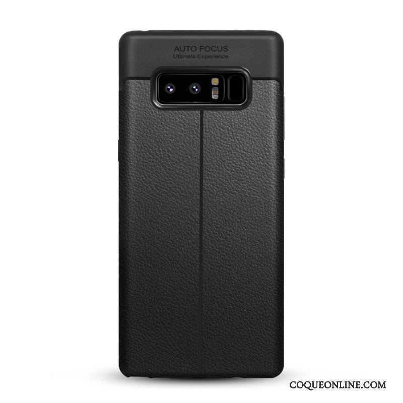 Samsung Galaxy Note 8 Étoile Modèle Fleurie Coque De Téléphone Tout Compris Silicone Incassable Cuir