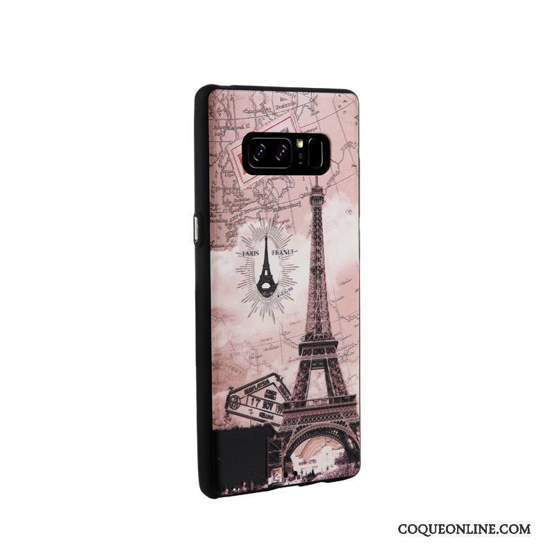 Samsung Galaxy Note 8 Étui Peinture Tendance Blanc Coque De Téléphone Protection Fluide Doux