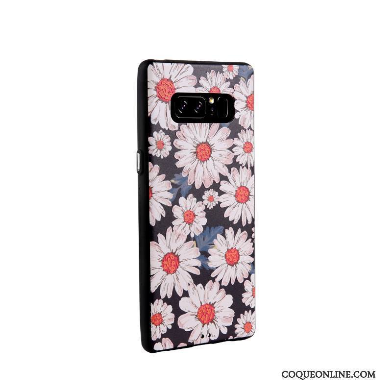 Samsung Galaxy Note 8 Étui Peinture Tendance Blanc Coque De Téléphone Protection Fluide Doux