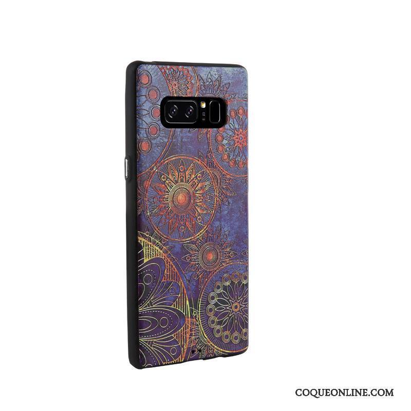 Samsung Galaxy Note 8 Étui Peinture Tendance Blanc Coque De Téléphone Protection Fluide Doux