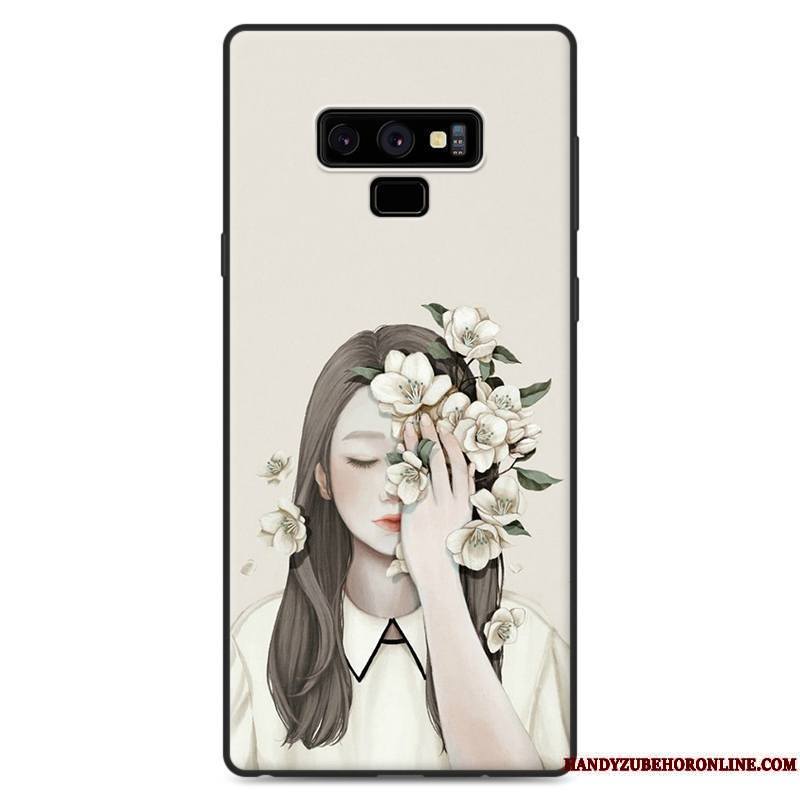 Samsung Galaxy Note 9 Art Frais Ornements Suspendus Coque De Téléphone Nouveau Vert Étui