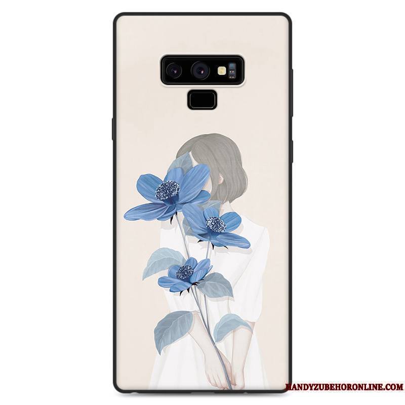 Samsung Galaxy Note 9 Art Frais Ornements Suspendus Coque De Téléphone Nouveau Vert Étui