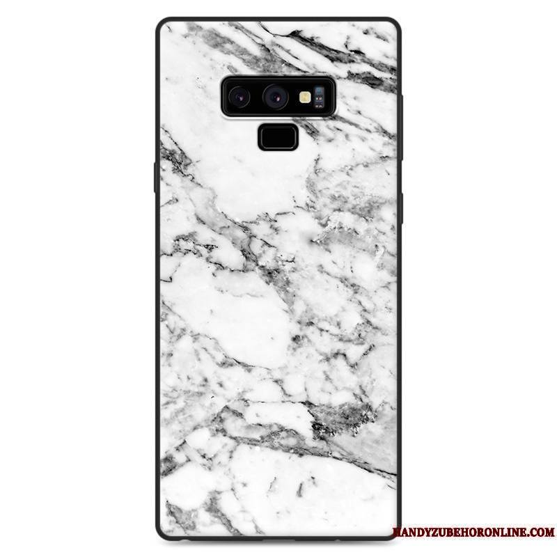 Samsung Galaxy Note 9 Coque Protection Étoile Incassable Noir Grain De Bois Vent Étui