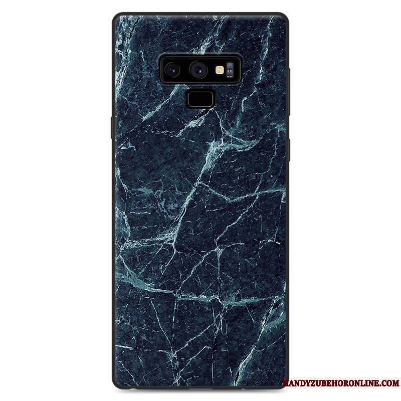 Samsung Galaxy Note 9 Coque Protection Étoile Incassable Noir Grain De Bois Vent Étui
