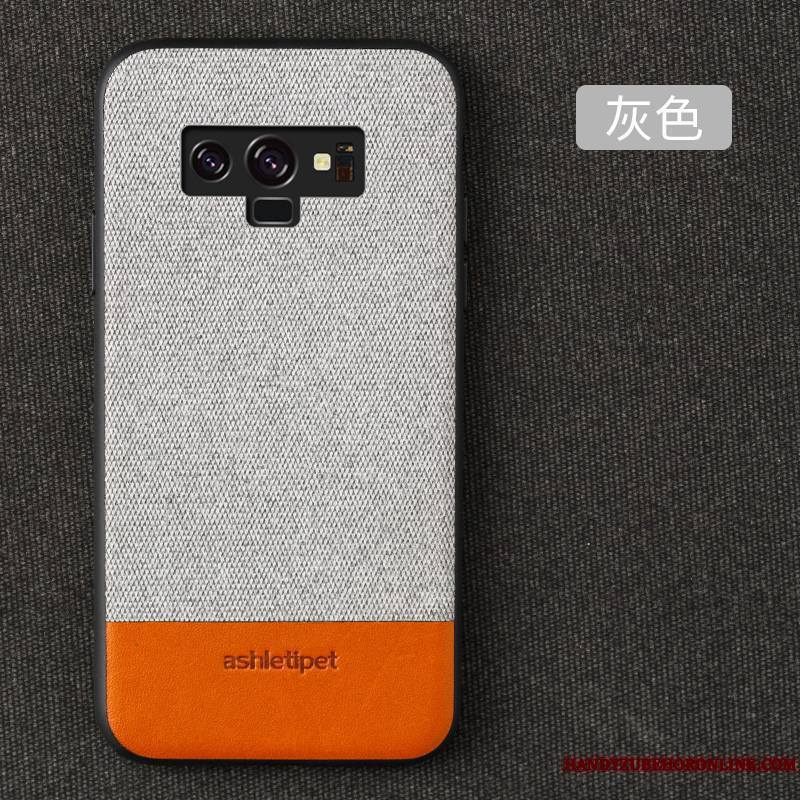 Samsung Galaxy Note 9 Coque À Bord Étui Modèle Fleurie Magnétisme Business Tout Compris Créatif