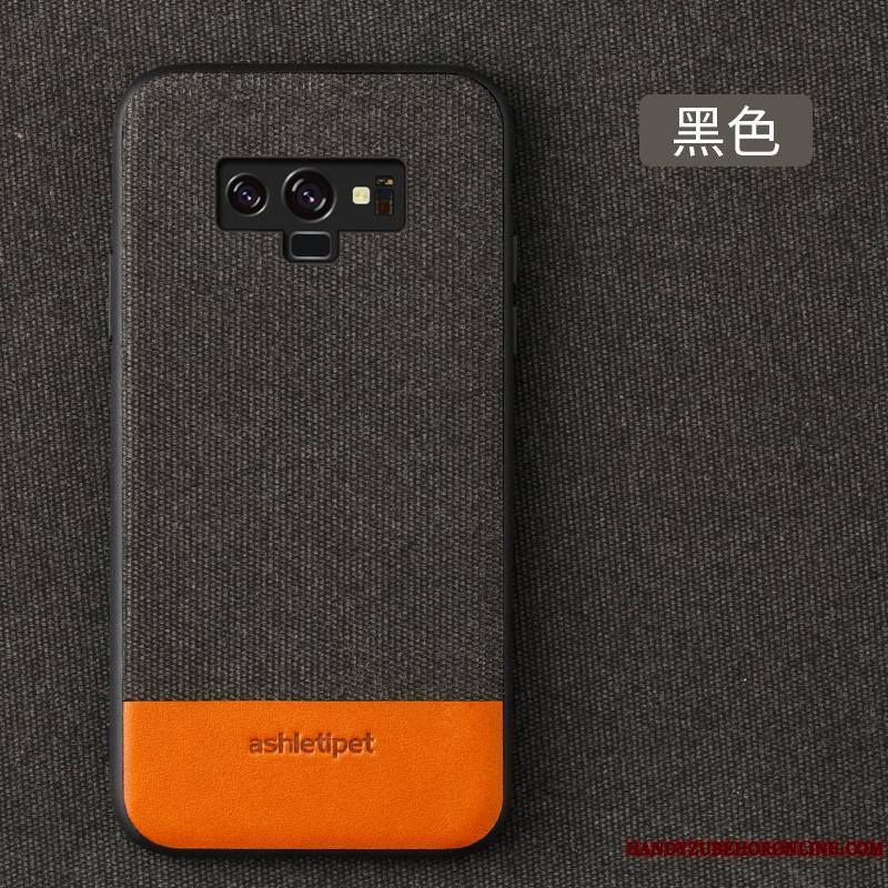 Samsung Galaxy Note 9 Coque À Bord Étui Modèle Fleurie Magnétisme Business Tout Compris Créatif