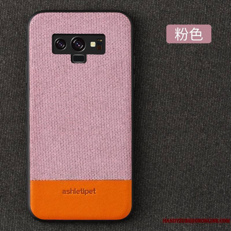 Samsung Galaxy Note 9 Coque À Bord Étui Modèle Fleurie Magnétisme Business Tout Compris Créatif