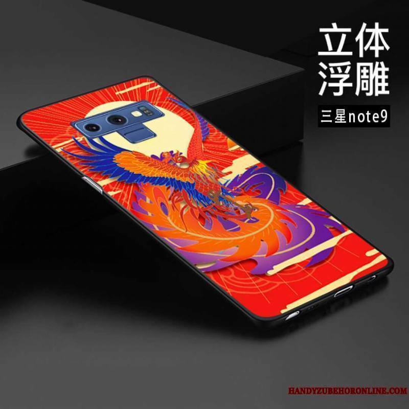 Samsung Galaxy Note 9 Personnalisé Étui Gaufrage Coque De Téléphone Étoile Protection Style Chinois