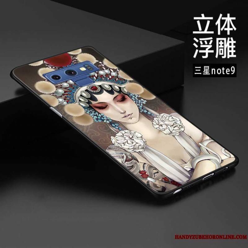 Samsung Galaxy Note 9 Personnalisé Étui Gaufrage Coque De Téléphone Étoile Protection Style Chinois