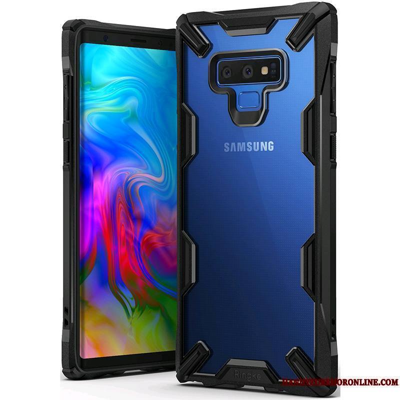 Samsung Galaxy Note 9 Protection Net Rouge Étoile Fluide Doux Difficile Tout Compris Coque De Téléphone