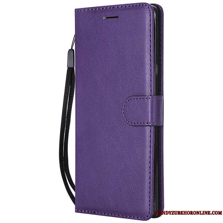 Samsung Galaxy Note 9 Protection Étui Étoile Coque De Téléphone Housse Violet Couleur Unie