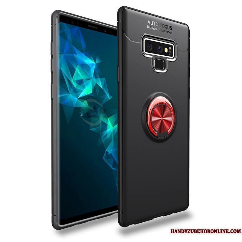 Samsung Galaxy Note 9 Tout Compris Coque De Téléphone Étui Anneau Étoile Protection Noir