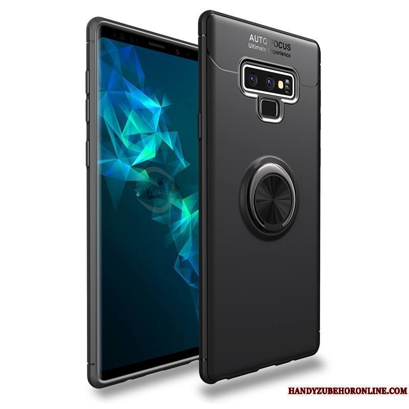 Samsung Galaxy Note 9 Tout Compris Coque De Téléphone Étui Anneau Étoile Protection Noir