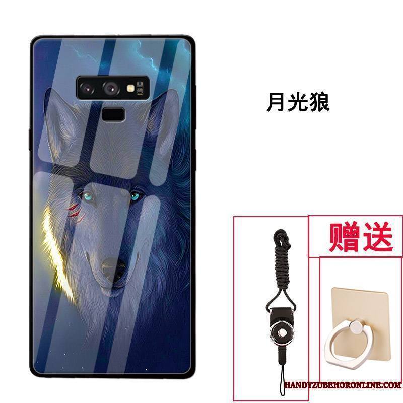 Samsung Galaxy Note 9 Étoile Créatif Coque Violet Protection Téléphone Portable Personnalité