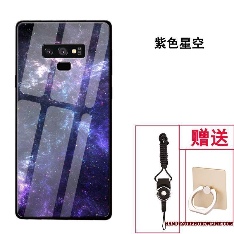 Samsung Galaxy Note 9 Étoile Créatif Coque Violet Protection Téléphone Portable Personnalité