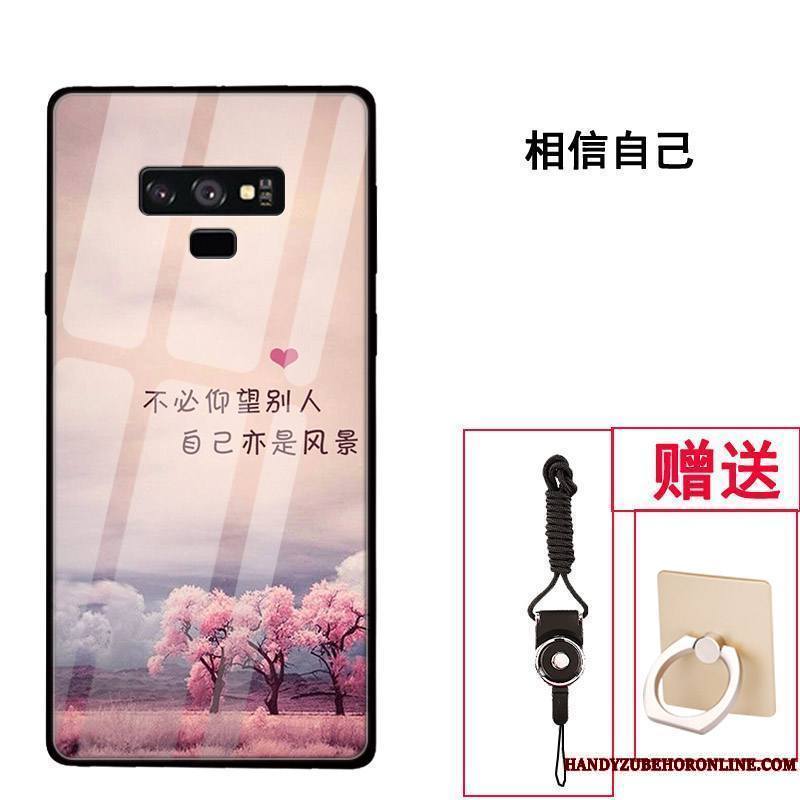 Samsung Galaxy Note 9 Étoile Créatif Coque Violet Protection Téléphone Portable Personnalité