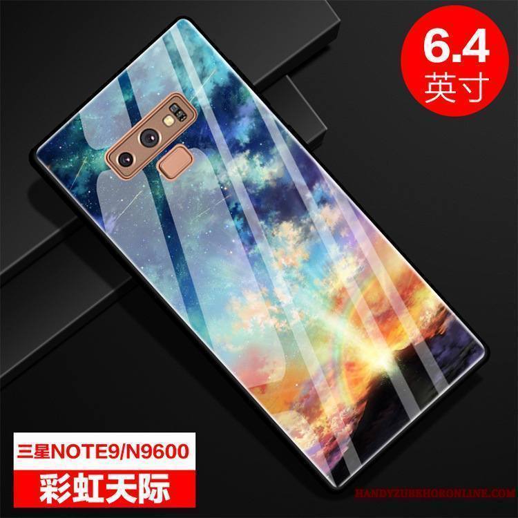 Samsung Galaxy Note 9 Étui Ciel Étoilé Créatif Protection Coque De Téléphone Miroir Incassable