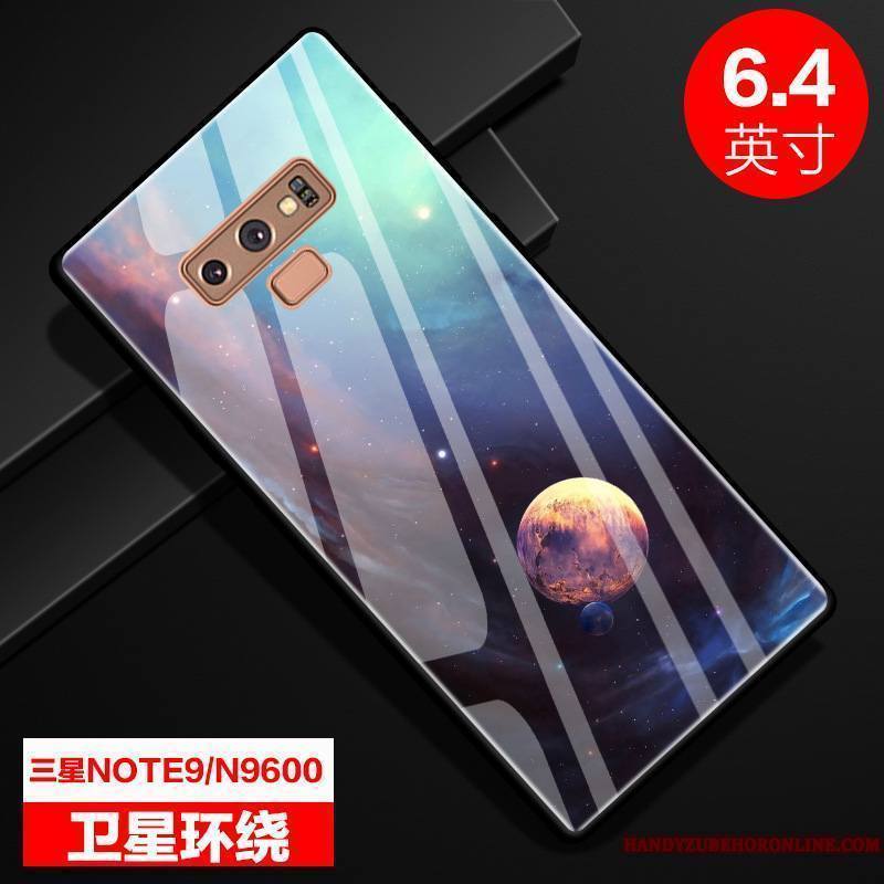 Samsung Galaxy Note 9 Étui Ciel Étoilé Créatif Protection Coque De Téléphone Miroir Incassable