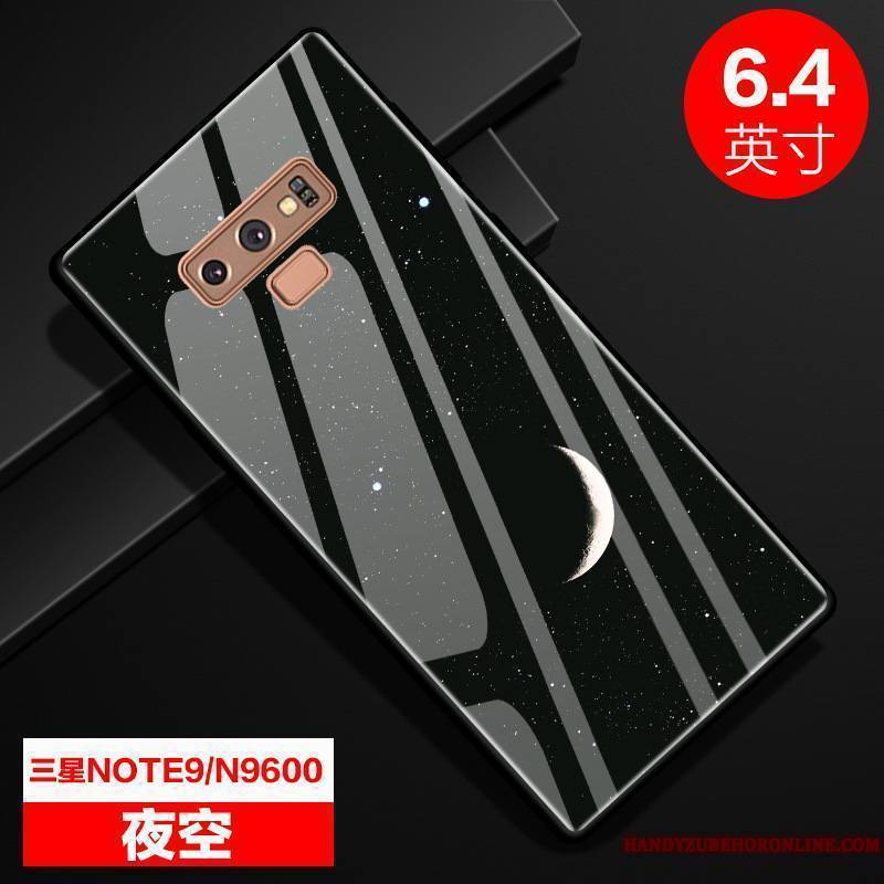 Samsung Galaxy Note 9 Étui Ciel Étoilé Créatif Protection Coque De Téléphone Miroir Incassable