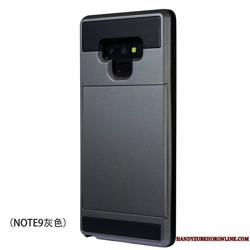 Samsung Galaxy Note 9 Étui Étoile Protection Gris Personnalité Incassable Coque De Téléphone