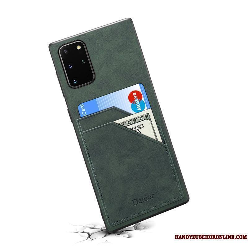 Samsung Galaxy Note20 Carte Coque De Téléphone Étui En Cuir Étoile Créatif