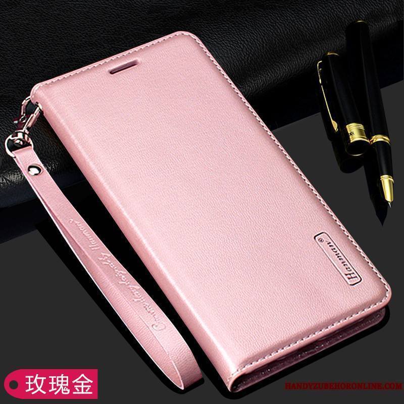 Samsung Galaxy Note20 Coque Business Étoile Tout Compris Étui En Cuir Housse Incassable Rose