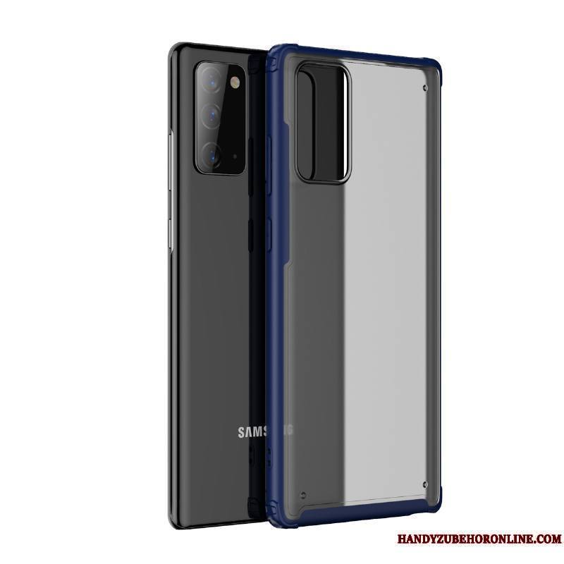 Samsung Galaxy Note20 Ultra Étui Protection Rouge Coque De Téléphone Incassable Silicone Étoile