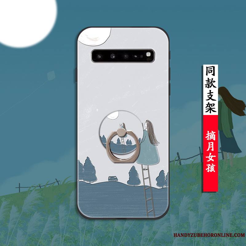 Samsung Galaxy S10 5g Coque De Téléphone Silicone Fluide Doux Personnalité Tendance Créatif Dessin Animé