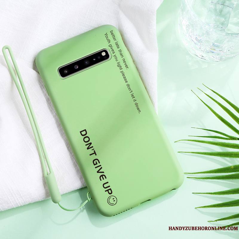 Samsung Galaxy S10 5g Coque Incassable Fluide Doux Tout Compris Amoureux Nouveau Silicone Très Mince