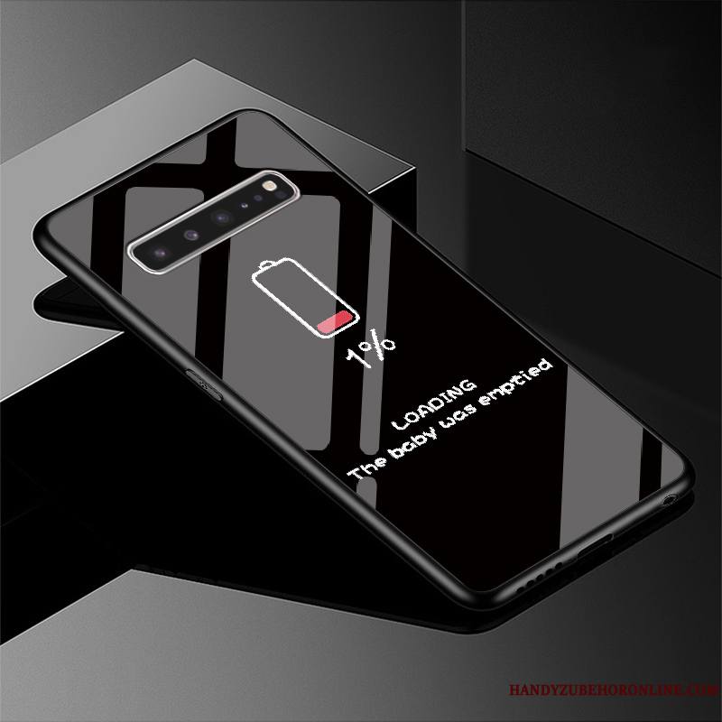 Samsung Galaxy S10 5g Coque Étui Étoile Protection Vert Charmant Simple Verre