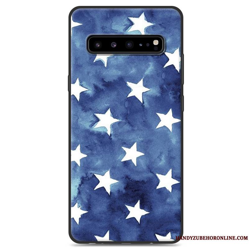 Samsung Galaxy S10 5g Gris Protection Silicone Étui Personnalité Coque Étoile