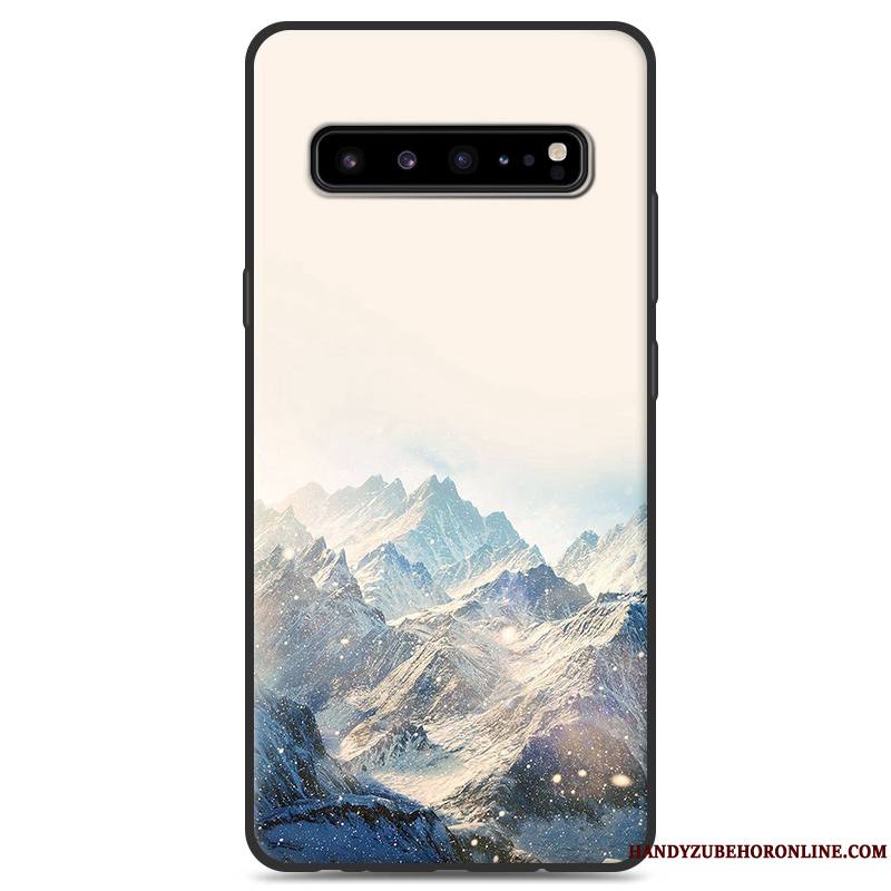 Samsung Galaxy S10 5g Gris Protection Silicone Étui Personnalité Coque Étoile